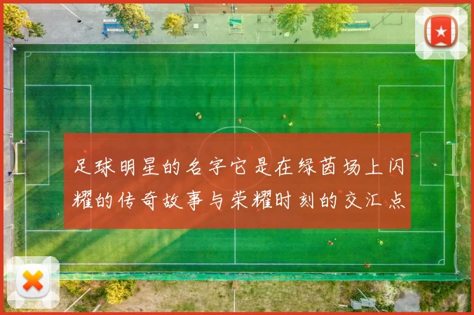 足球明星的名字它是在绿茵场上闪耀的传奇故事与荣耀时刻的交汇点